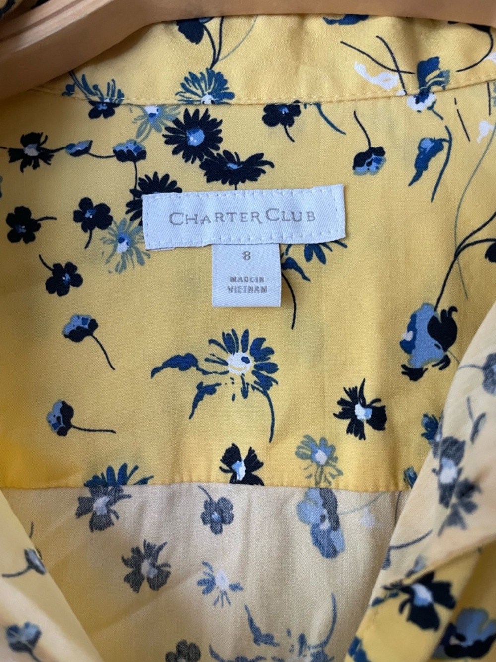 Charter club Sleeveless button-down shirt - Picture 2 of 2